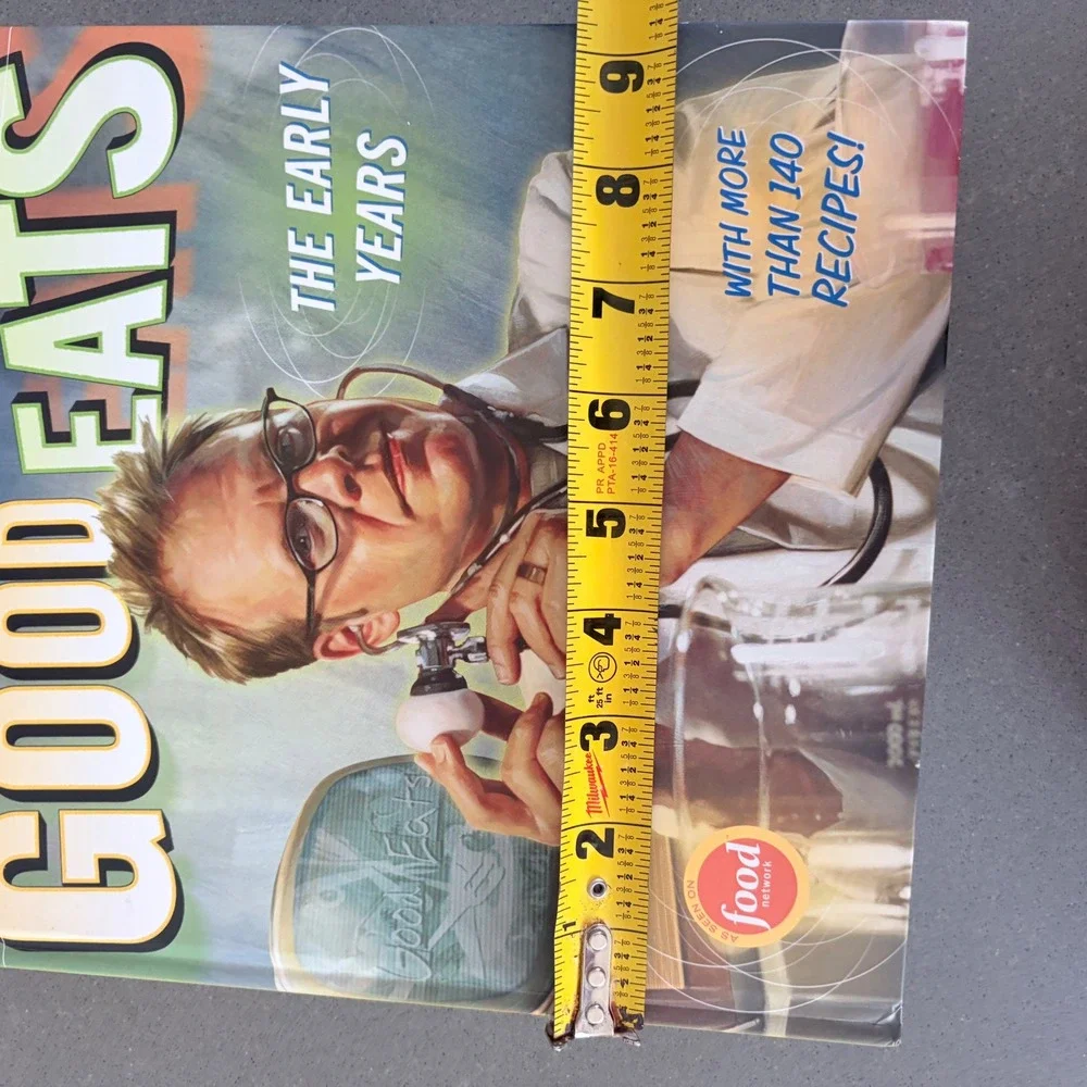 Alton Brown Good Eats The Early Years Hardcover Cookbook 2009 Food Network